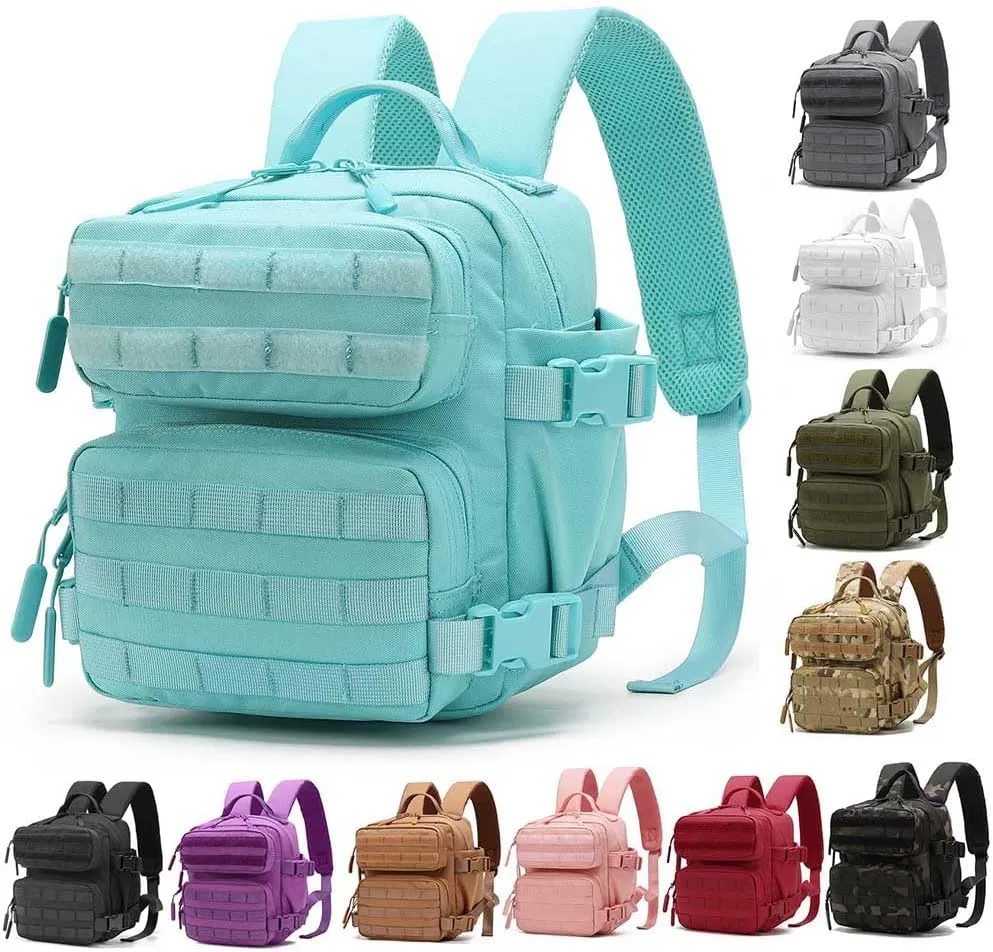 9L Mini Backpack for Women, 9L Small Hiking Backpack of Gym, Travel, Camping (Blue)