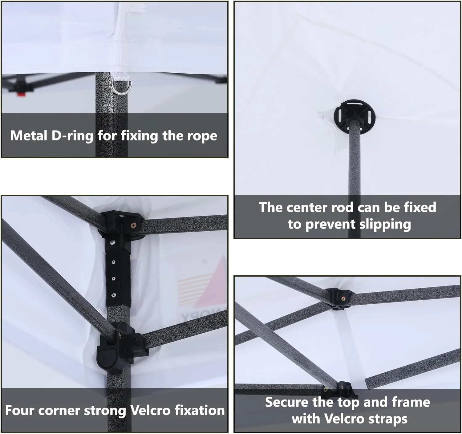 ABCCANOPY Replacement Canopy Top for Pop Up Canopy Tent (10x10, Gray)