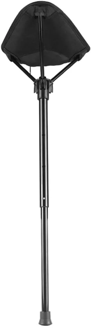 Adjustable Telescopic Foldable Stool Single Leg High Chair Tall Chair