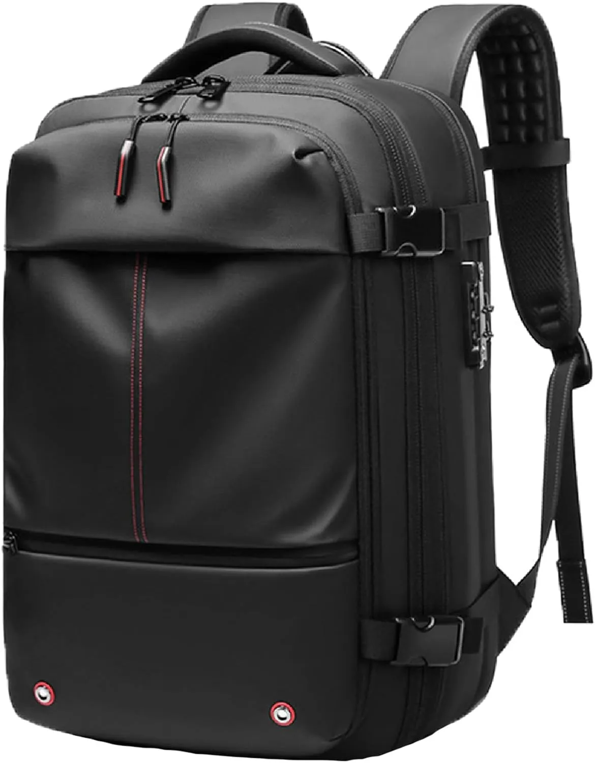 Aeropack Backpack, Aeropack Vacuum Compression Backpack, 2025 60l Expandable Backpack with Vacuum Compression (Black 1.0, Bag)