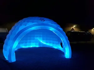 AIR Tight Inflatable Wedding Event Nightclub Patio Mini Golf Dome Marquee Tent New (12x12x7ft.)