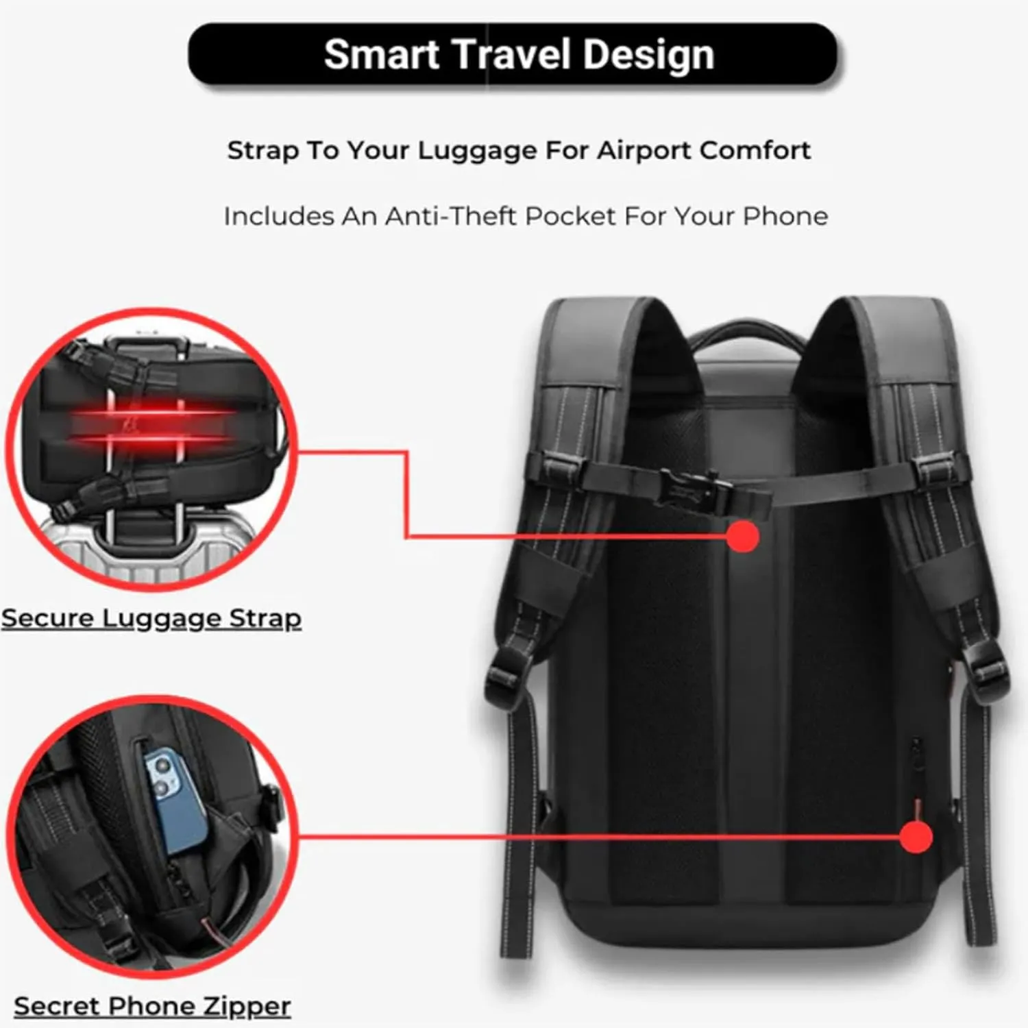 Airmak Vacuum Backpack, Maklot Seal Compression Travel Bag With Pump, Multifunctional Expandable Waterproof Carry on Laggage (Blue)