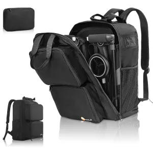 AKOZLIN Foldable Stroller Travel Bag Backpack 14.2"x6"x18.2"Compatible for Gb Pockit Air Plus Stroller Carry Bag[not for Gb all-city]