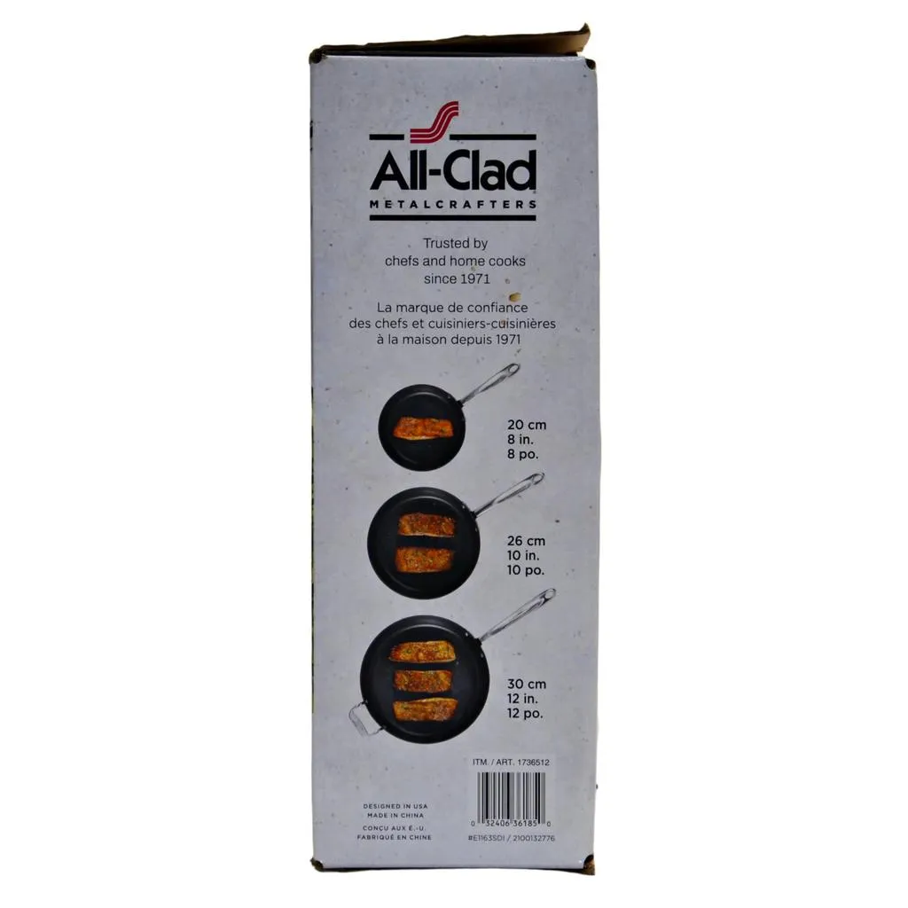 All-Clad Non-Stick Skillets Anodized Aluminum 3 pc Set