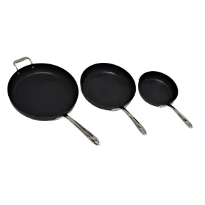 All-Clad Non-Stick Skillets Anodized Aluminum 3 pc Set