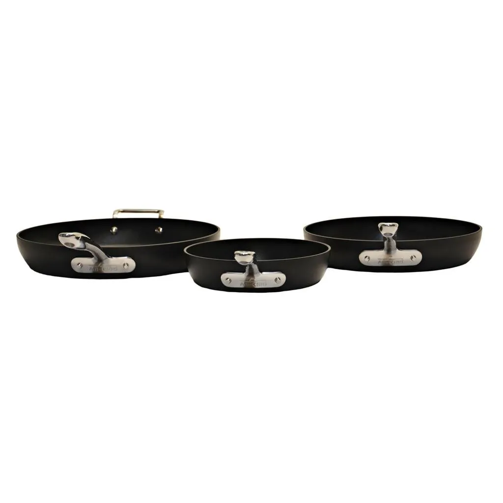 All-Clad Non-Stick Skillets Anodized Aluminum 3 pc Set