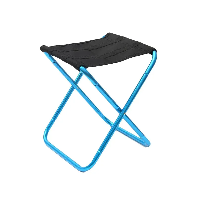 Alloy Seat With Stool Outdoor Fishing Camping Aluminum Specialized items Limited access Folding Golden Bag Camping Chair Chair