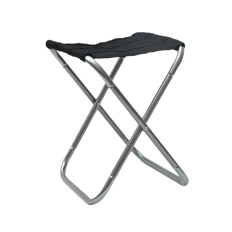Alloy Seat With Stool Outdoor Fishing Camping Aluminum Specialized items Limited access Folding Golden Bag Camping Chair Chair