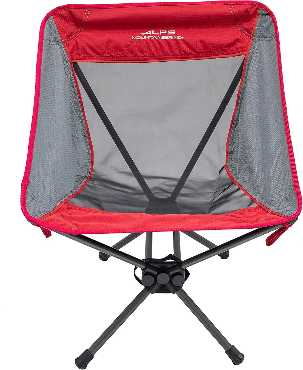 ALPS Mountaineering Simmer Camping Chair, One Size, Salsa/Charcoal - New