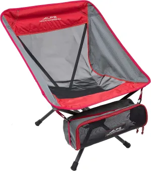 ALPS Mountaineering Simmer Camping Chair, One Size, Salsa/Charcoal - New