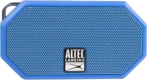 Altec Lansing Portable Bluetooth Speaker – IP67 Waterproof Outdoor Speaker with 30-Foot Range and 6-Hour Battery – Floating Shockproof Wireless Speaker for Beach, Shower, Home and Car (Blue)