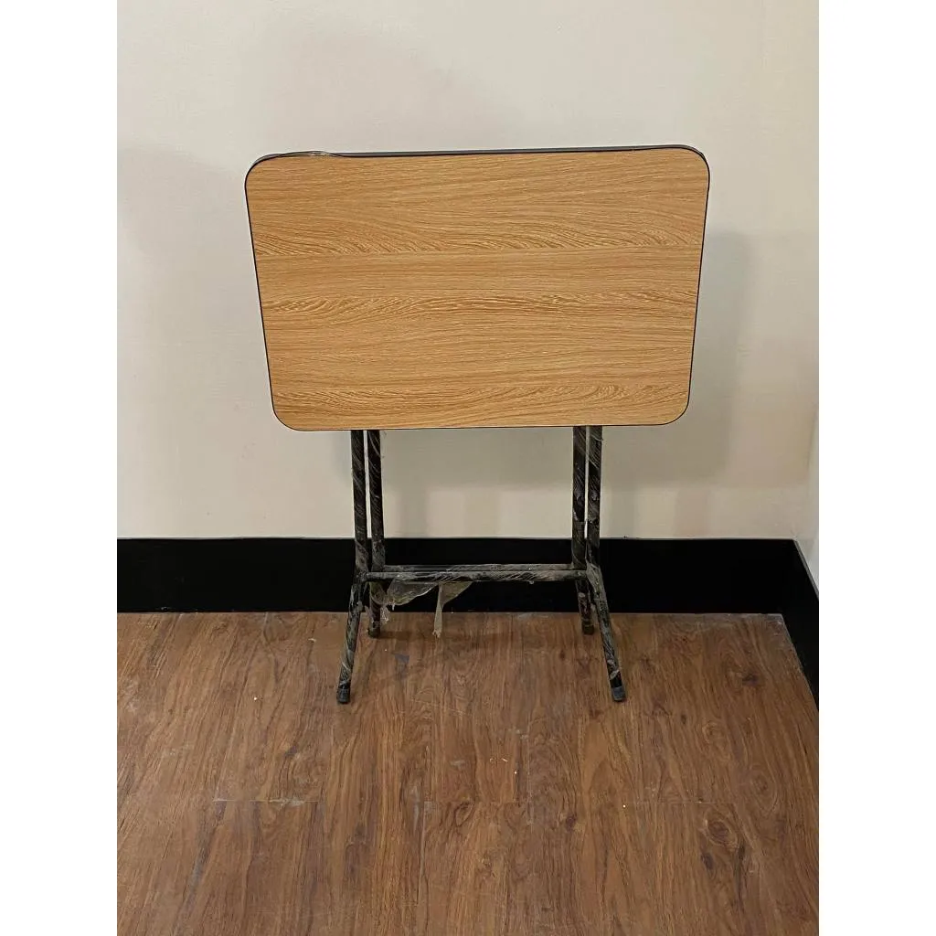 Amelia Portable Folding Table with Steel Legs – 40x60cm Rectangular Top, Sturdy & Space-Saving
