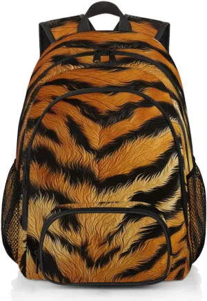 Animal Print Carry on Travel Backpack for Women Men Water resistant Lightweight Rucksack Backpack for Weekender Casual Work Hiking Jungle Animal