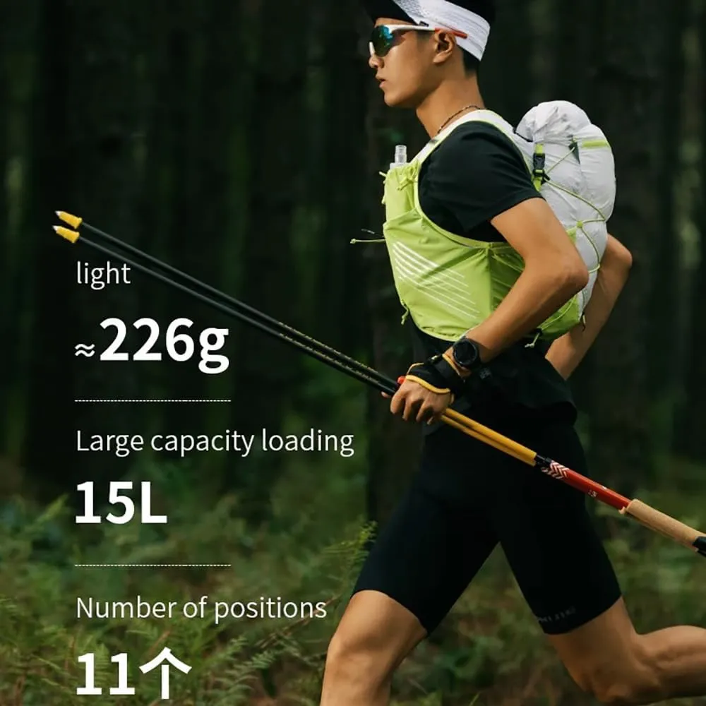 AONIJIE 15L Large Capacity Professional Trail Running Backpack for Outdoor Cycling Suitable Hiking Mountaineering