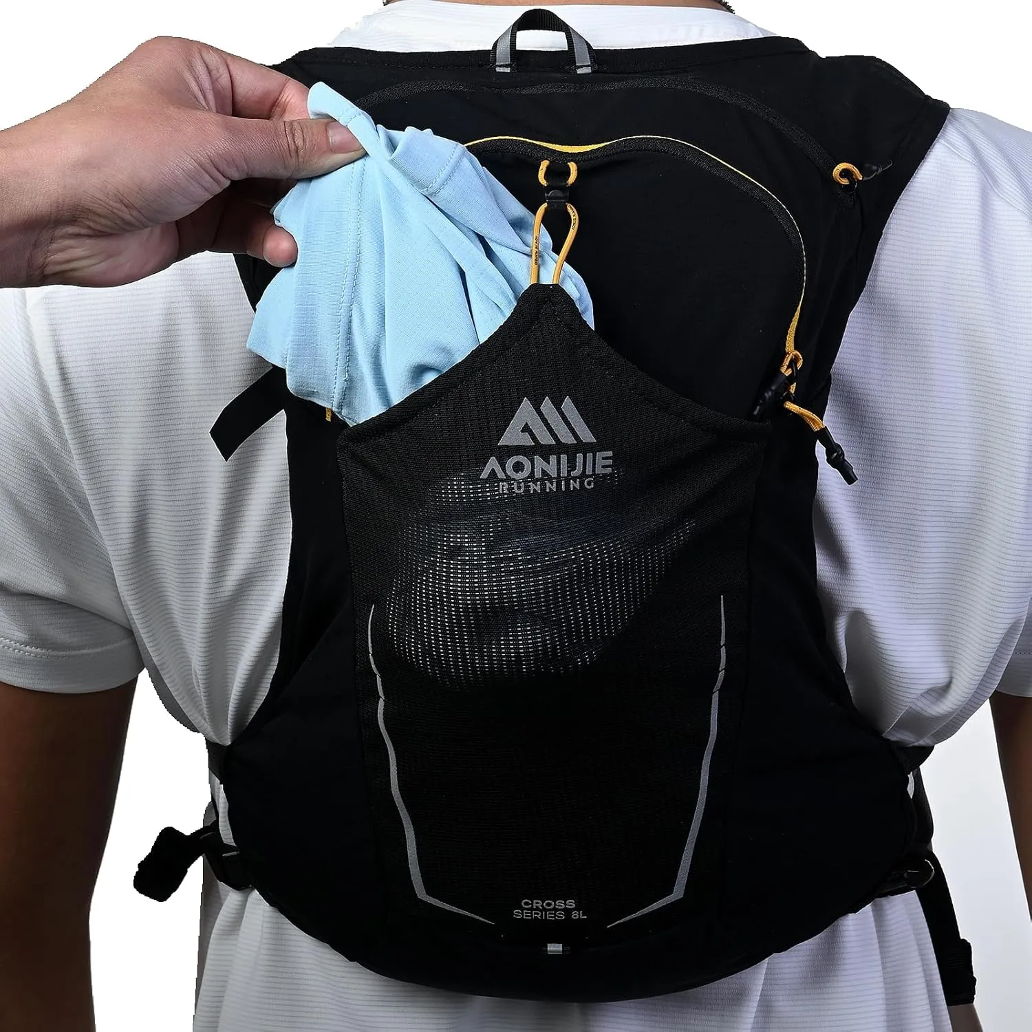 AONIJIE Running Hydration Vest Backpack 8L Bag Lightweight Vest for Trail Running Race Marathon