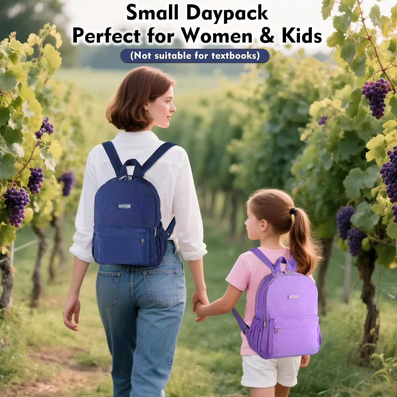 AOTIAN Lightweight Small Hiking Backpack for Women - Durable Water-Resistant Daypack for Travel, Camping & Outdoor Adventures