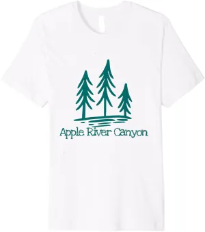 Apple River Canyon State Park Camping Rustic Trees Woods Premium T-Shirt