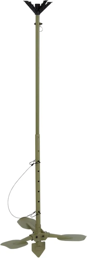 Avian-X Ultimate Gear Stick for Waterfowl Hunting - Lightweight Durable Solid Stable Adjustable OD Green Powder-Coated Stick with Carry Strap