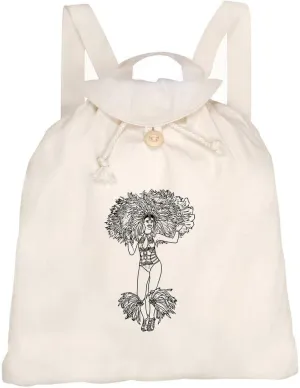Azeeda 'Samba Carnival Woman' Canvas Rucksack/Backpack (RK00027849)