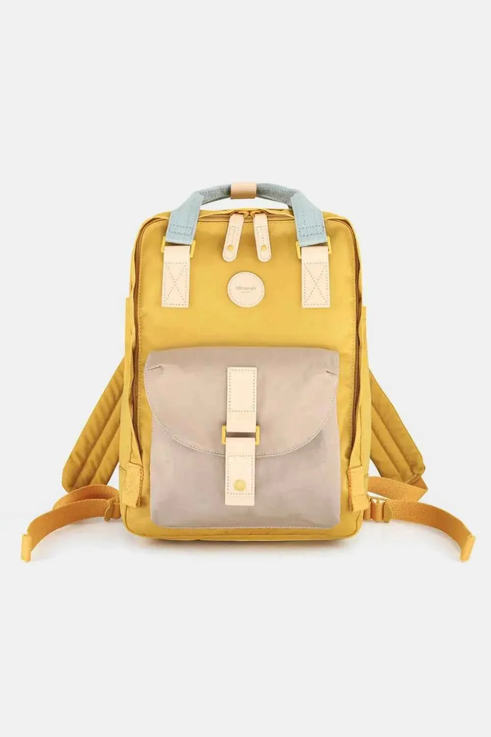 Backpack Canvas Connected Label Himawari Waterproof Creative Contrast Round with Bag