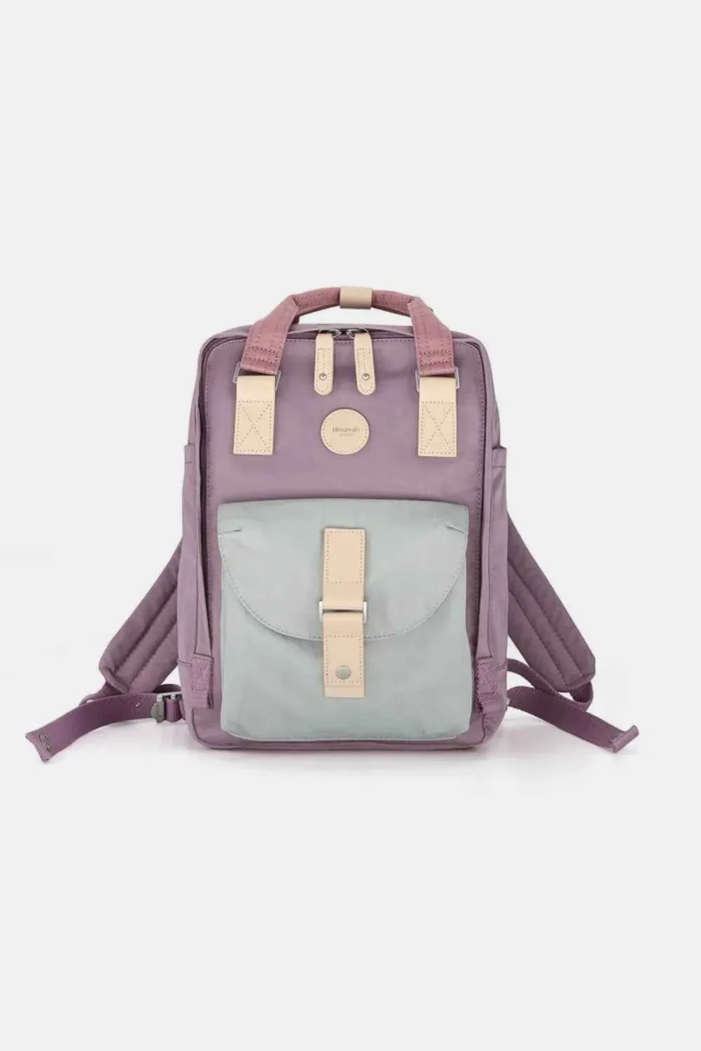 Backpack Canvas Connected Label Himawari Waterproof Creative Contrast Round with Bag