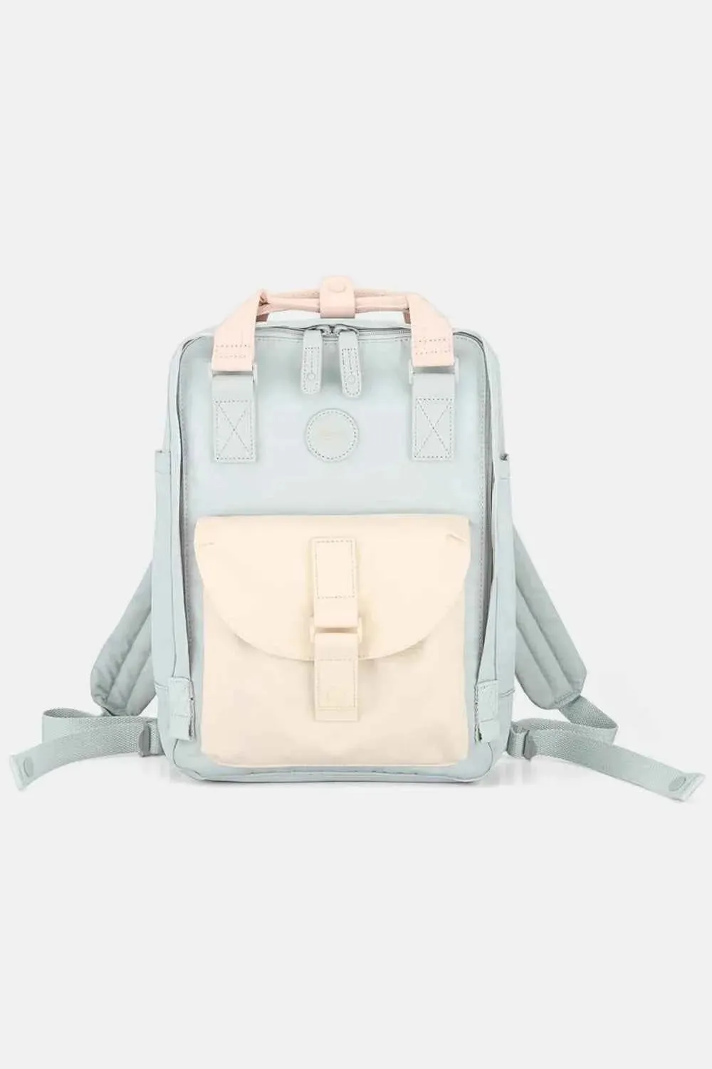 Backpack Canvas Connected Label Himawari Waterproof Creative Contrast Round with Bag