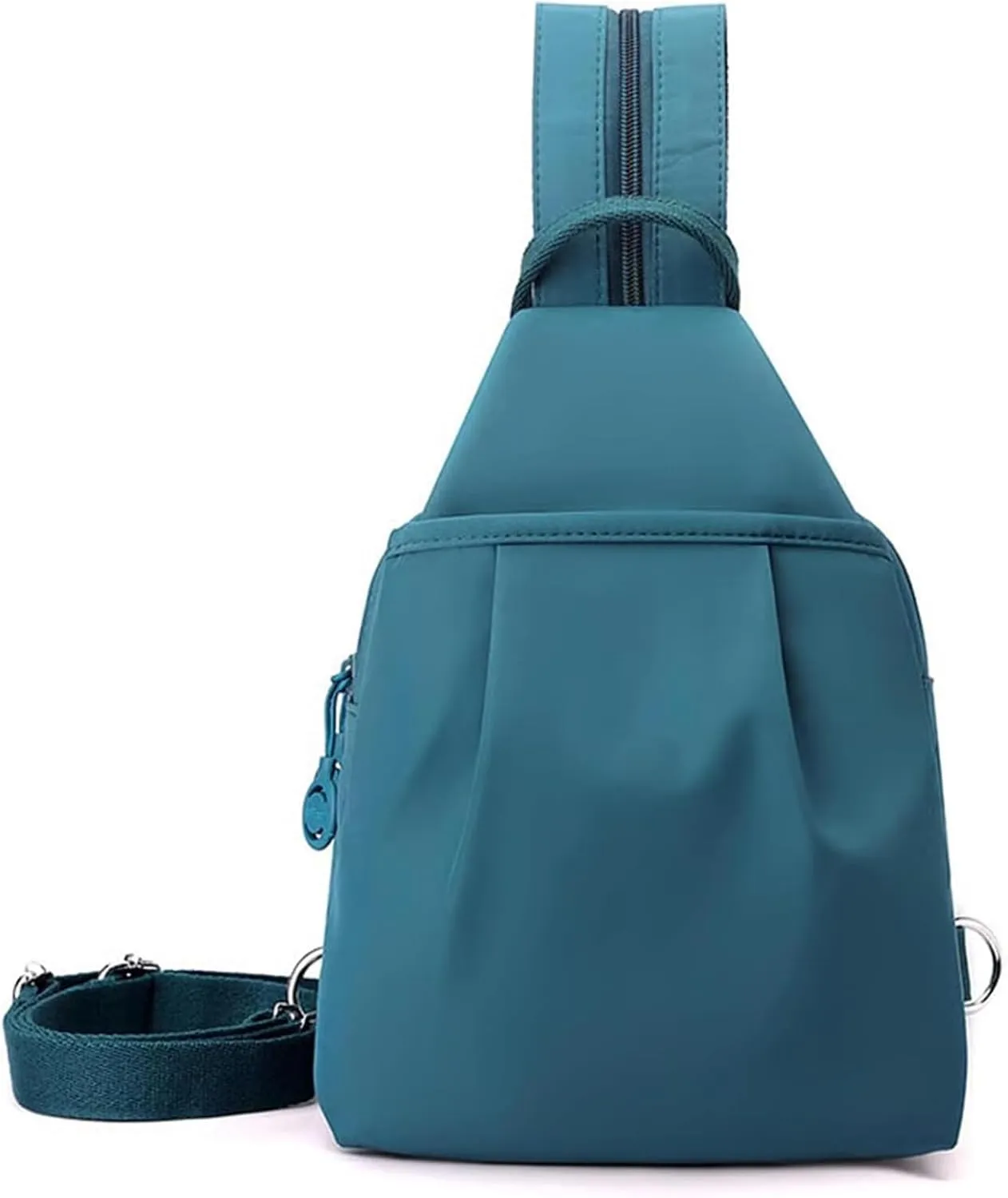 Backpack Chest Bags Double Zipper Large Capacity, Large Capacity Oxford Crossbody Backpack with Anti-Theft Design (Blue2)