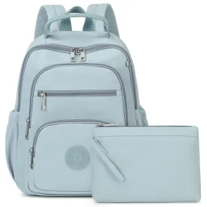 Backpack Purse for Women Lightweight Small Backpack Mini Backpack with Mini Wallet and Luggage StrapGreen