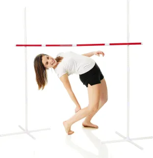 Barcaloo Limbo Game for Kids and Adults - Limbo Stick Lawn Game Set for Outdoor Family Party, Adult Luau