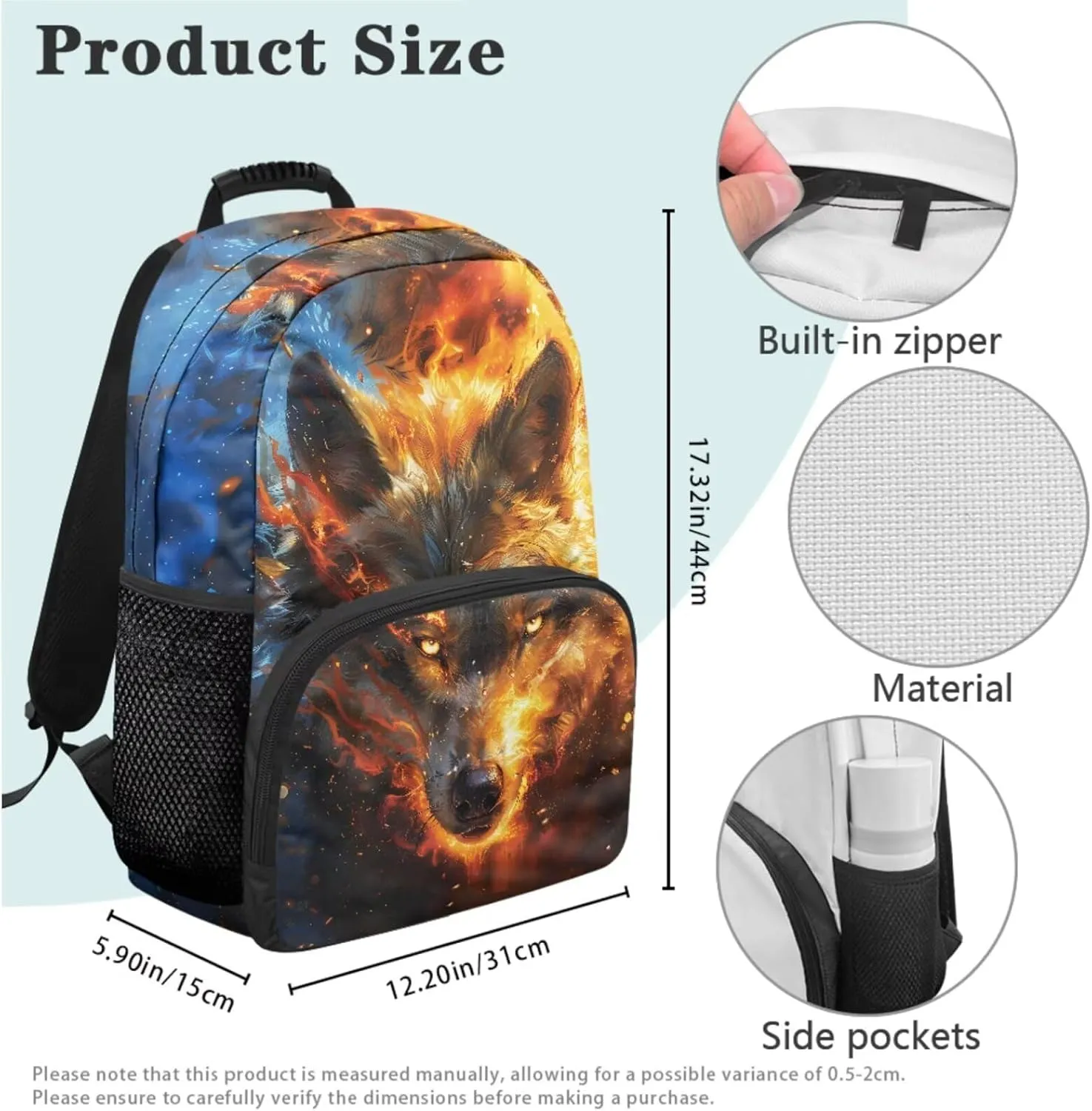 Baseball Backpack with Lunch Box Kids Boys Ages 4-6, Lightweight Bookbag Set for Boys Includes Pencil Case Large Capacity School Bag Set of 3 Pieces