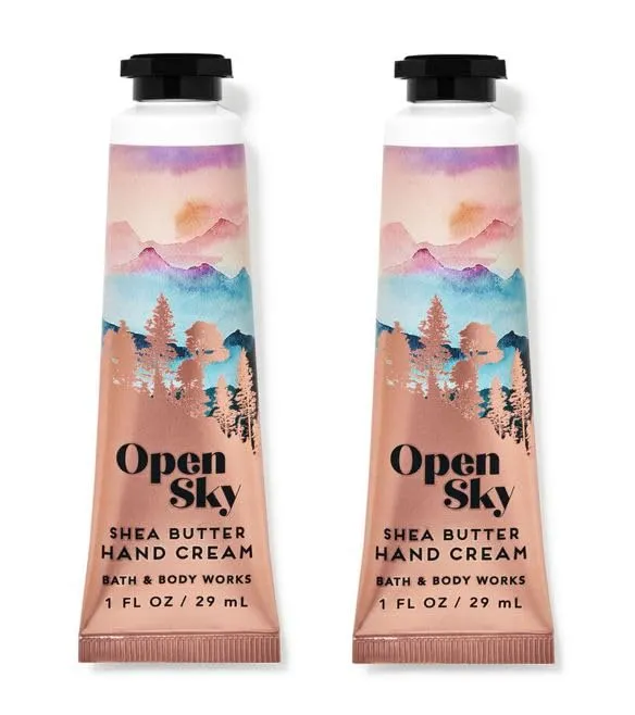 Bath Body Open Sky Shea Butter Hand Cream - Set of 2 (1 Oz Each)