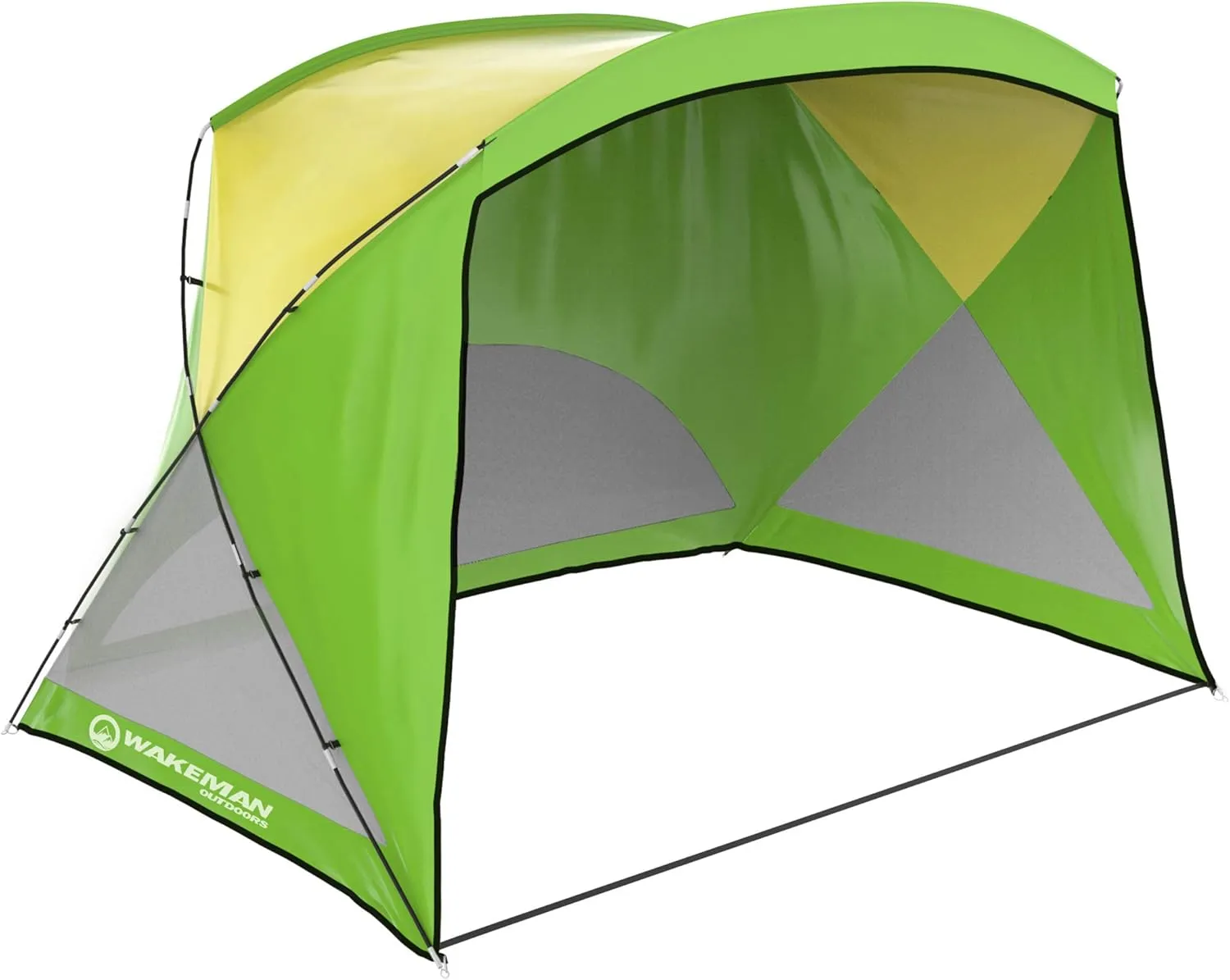 Beach Tent - Sun Shelter for Shade with UV Protection and Water-Resistant Coating for Sports Events and More with Carry Bag by Wakeman Outdoors (Blue)