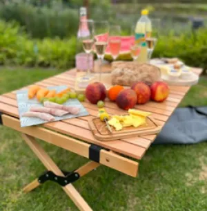Beechwood Foldable Picnic Table in a Bag