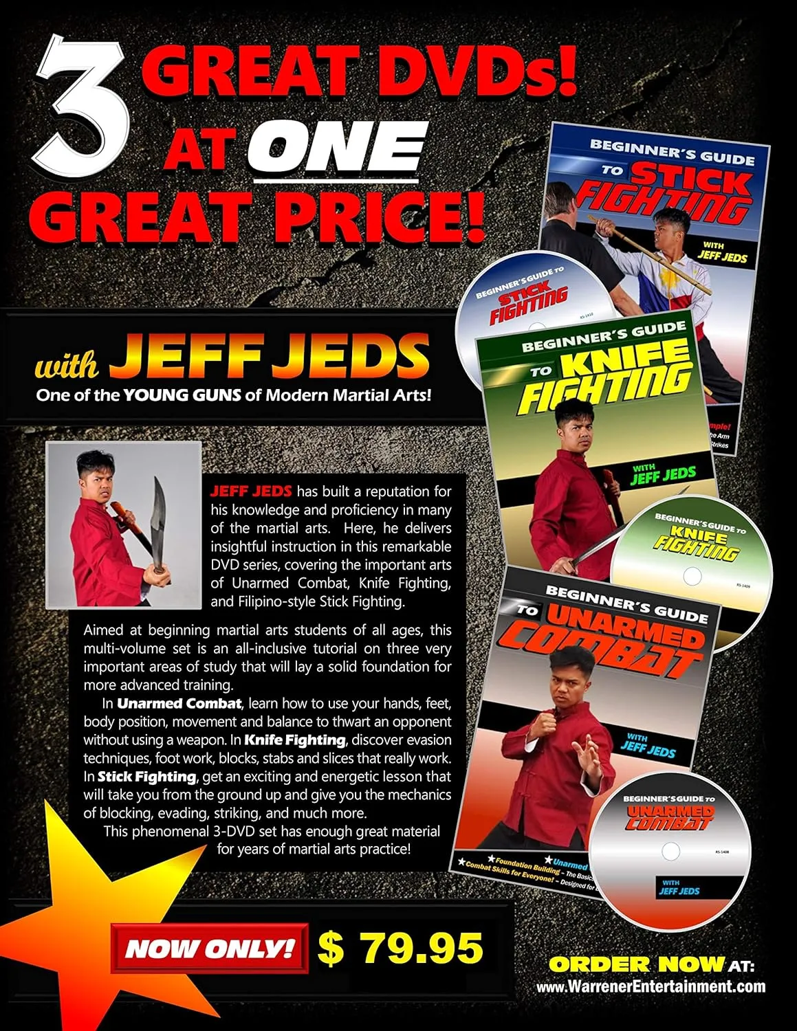 Beginners Guide to Stick Fighting, Knife Fighting and Unarmed Combat