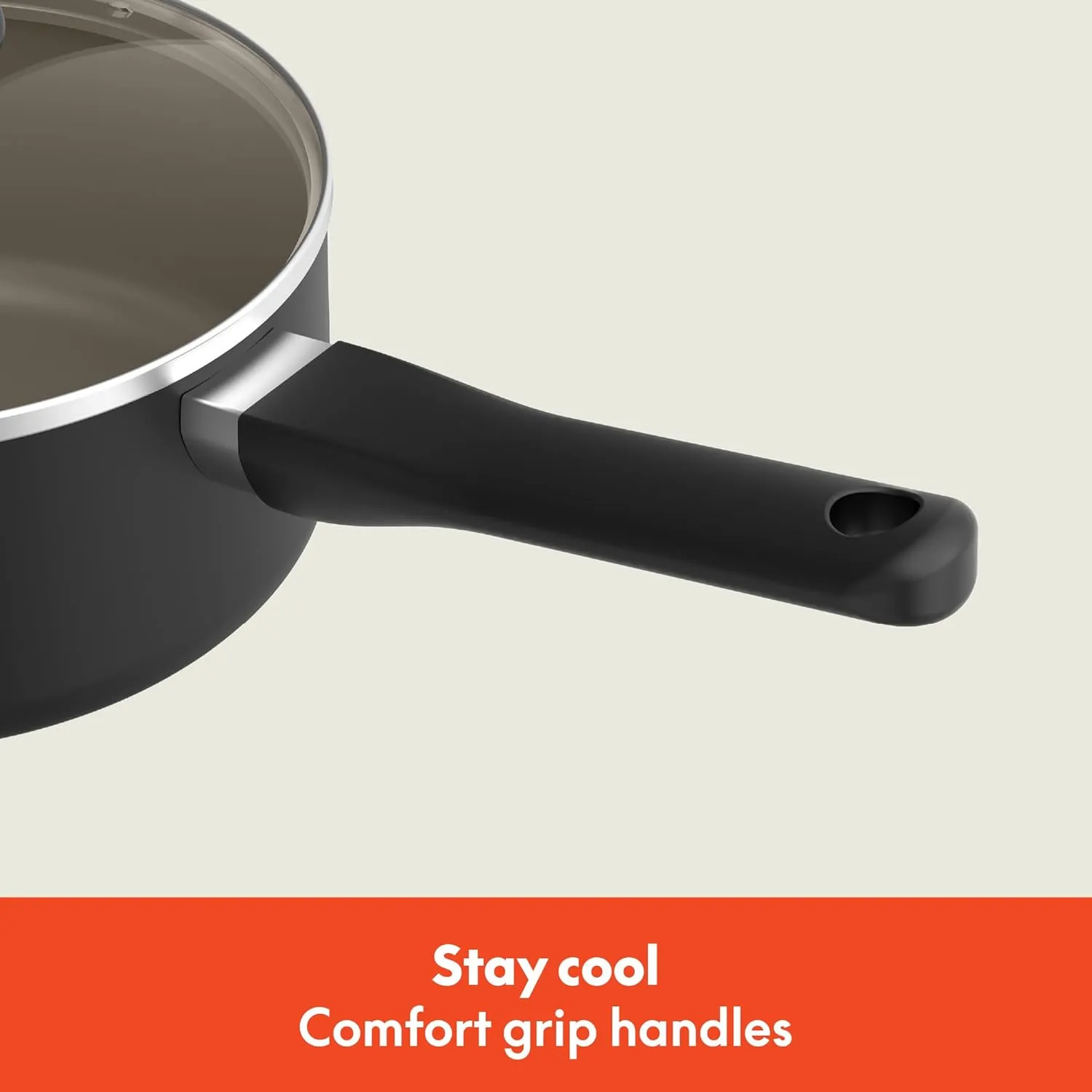 bella 21 Piece Kitchen Set with EverGood™ Ceramic Nonstick Coating​, Dishwasher & Oven Safe, All Stovetops Compatible, Tempered Glass Lids & Cool Touch Handles, Black