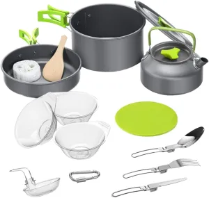 BESPORTBLE Camping Cookware Set Propane Stove Portable Camping Stove Cooking Accessories Outdoor Cooking Kit
