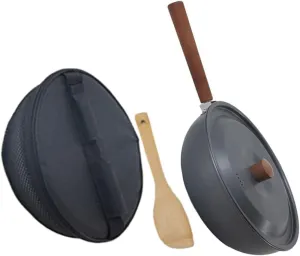 BESPORTBLE Detachable Camping Pot Nonstick Aluminum Cookware Set Perfect for Outdoor Cooking Hiking Camping