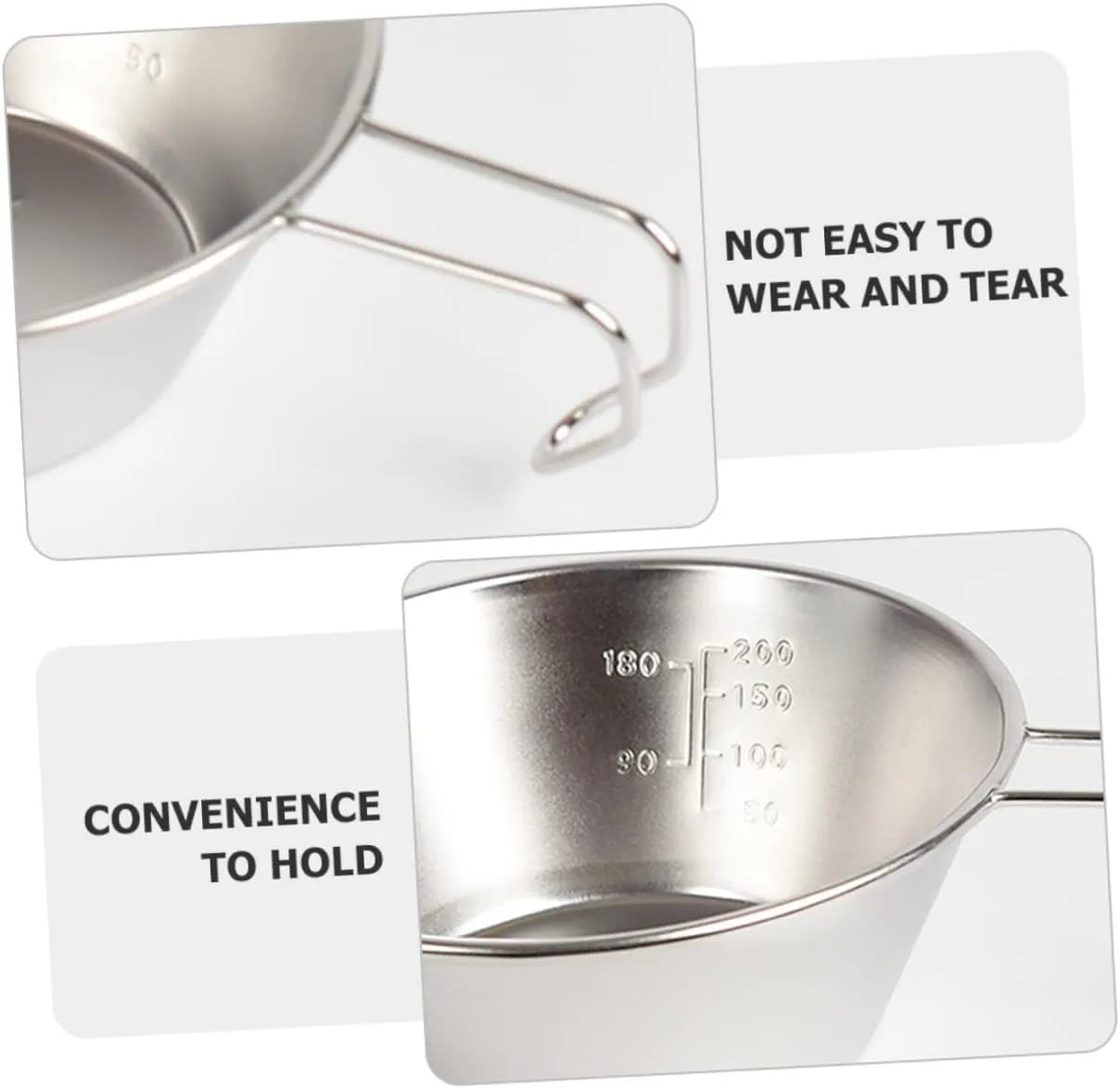 BESPORTBLE Stainless Steel Salad Bowl Cups Water Portable Outdoor Camping Foldable Bowl Camping Mug Camping