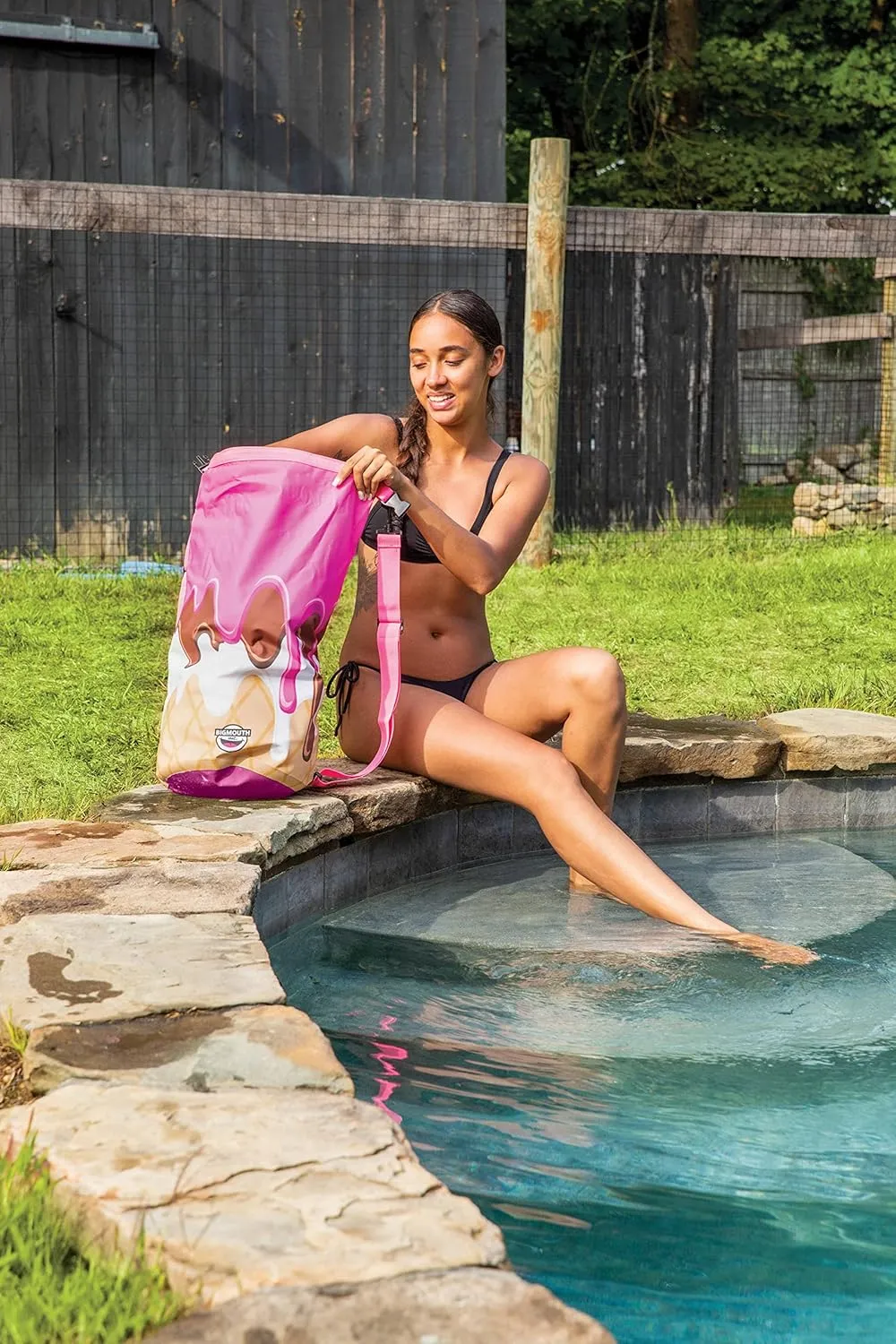 BigMouth Inc Waterproof Dry Bag, Beach Bag for Wet Clothes, Travel Swimsuit Bag for baby, Kids, Diapers, Laundry, and More