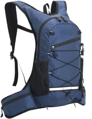 Bike Backpack for Cycling & Running with Hydration Bladder, Lightweight Bicycle Rucksack Climbing Outdoor Adventures (Dark Blue)