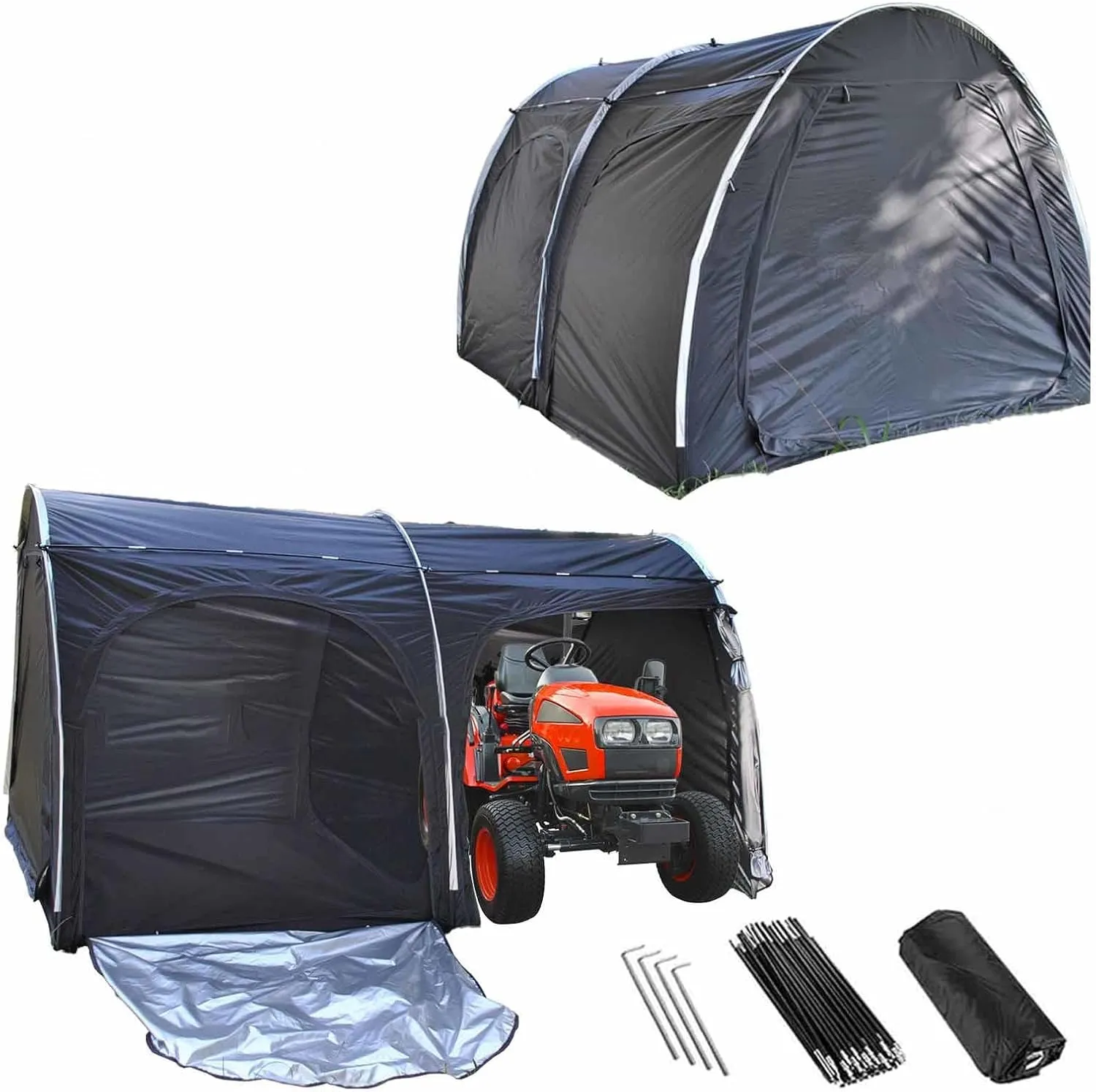 Bike Storage Tent with Ventilation Mesh Bike Shed for Patio Furniture, Bicycle, Motorcycle Motorcycle Storage Shed Bicycle Tent