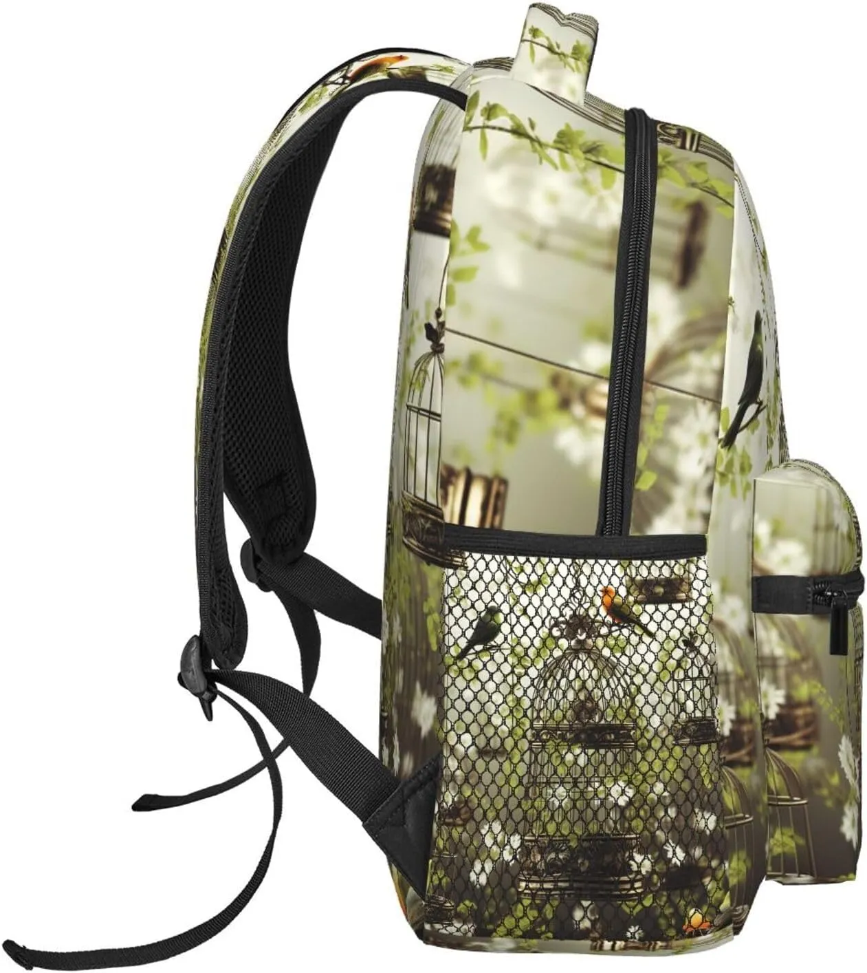 Birdcages and birds Backpack Laptop Backpack for Men Women Lightweight Backpack Rucksack Laptop Bag Daypack for Travel