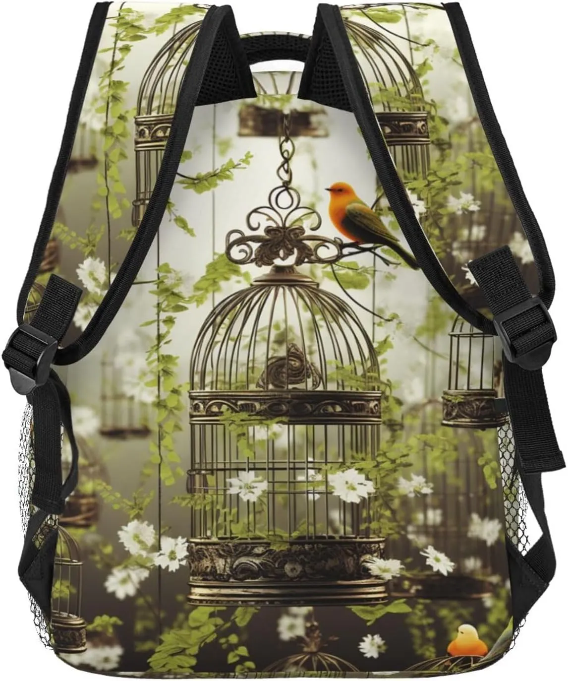 Birdcages and birds Backpack Laptop Backpack for Men Women Lightweight Backpack Rucksack Laptop Bag Daypack for Travel
