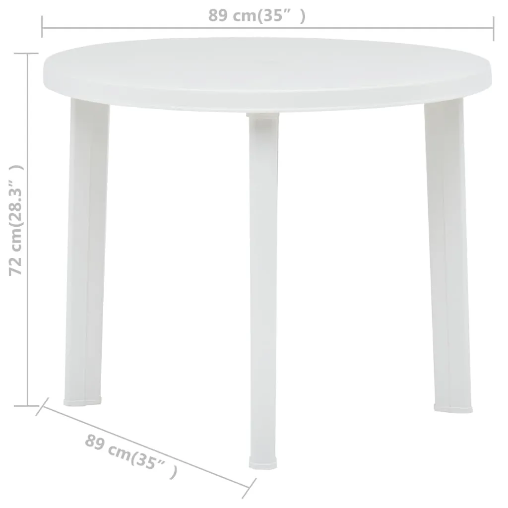 Bistro Table Outdoor Side Table Garden Table for Camping Picnic Plastic