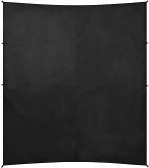 Black Beach Cabana UPF50 Lightweight Large Portable Sun Shelter with Sandbags and Shovel for Camping, Picnics, Backyard