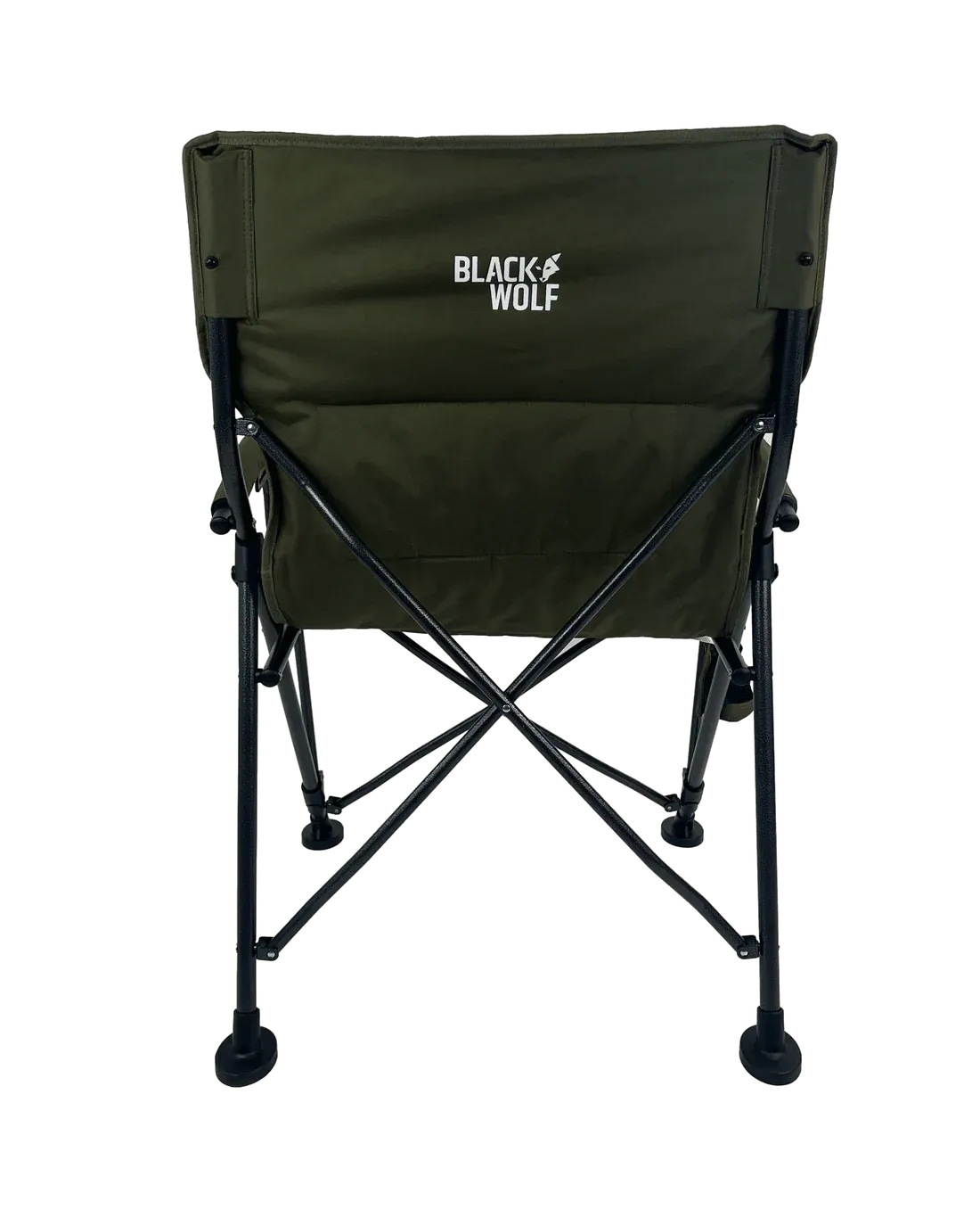 BlackWolf 4 Fold High Back Camping Chair - Moss
