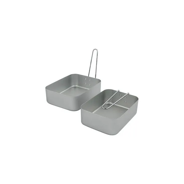 Bo-Camp Cookware Set Gamelle 2 Pieces Aluminium