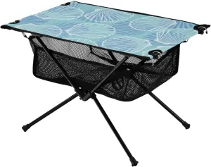 Bolaz Outdoor Folding Portable Picnic Camping Table-Starfish Blue,Storage Mesh for Camping Gear Accessories, Hiking, Mountaineering, Outdoor Travel
