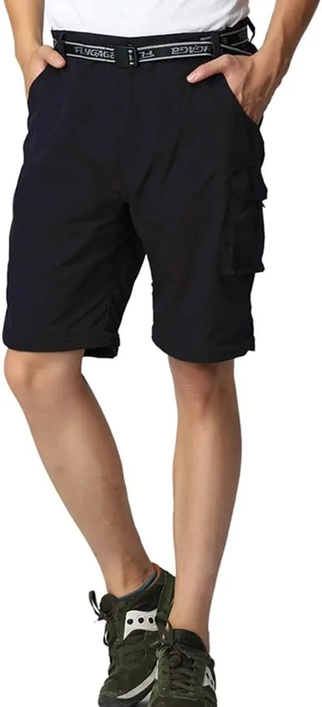 Boy’s Convertible Hiking Pants Lightweight Quick Dry Zip Off Pants for Kids Youth Outdoor UPF 50  Casual Cargo Trousers