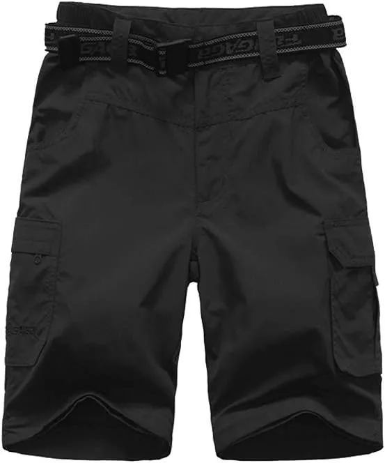 Boy’s Convertible Hiking Pants Lightweight Quick Dry Zip Off Pants for Kids Youth Outdoor UPF 50  Casual Cargo Trousers